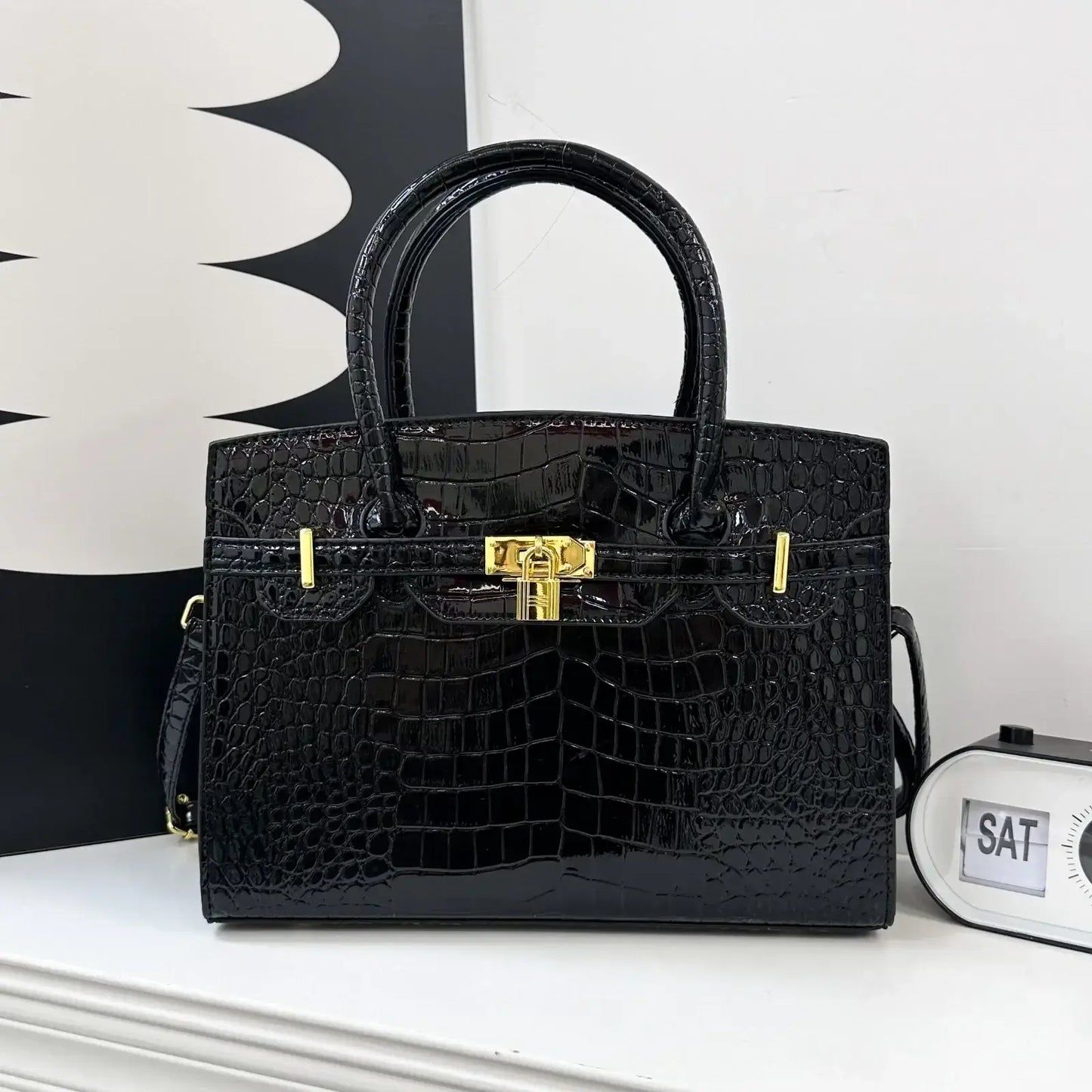 Luxury Monogram Tote: MICOCAH Premium Handbag