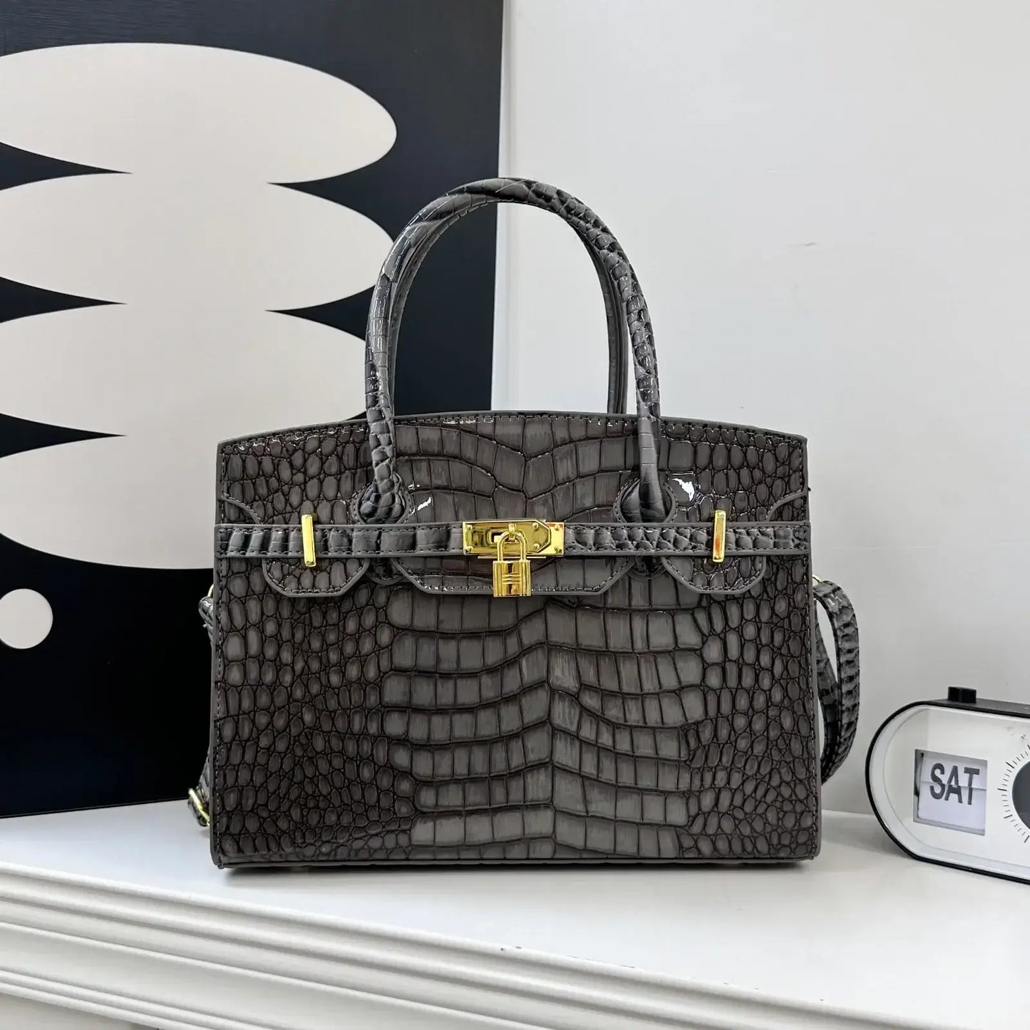 Luxury Monogram Tote: MICOCAH Premium Handbag