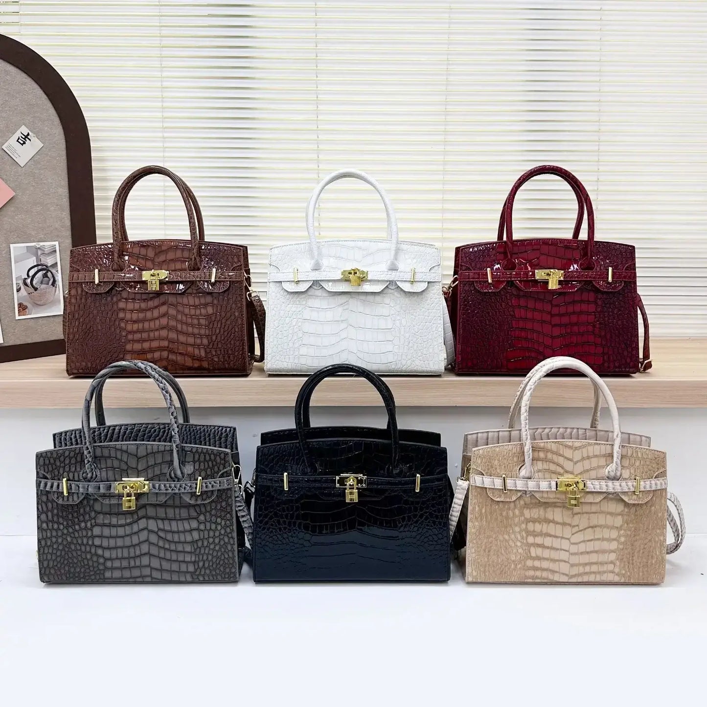 Luxury Monogram Tote: MICOCAH Premium Handbag