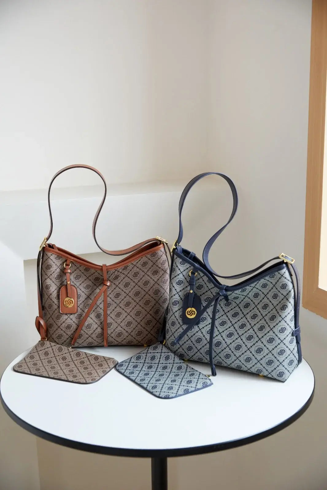 Luxury Monogram Hobo Shoulder Bag: Premium & Chic Style