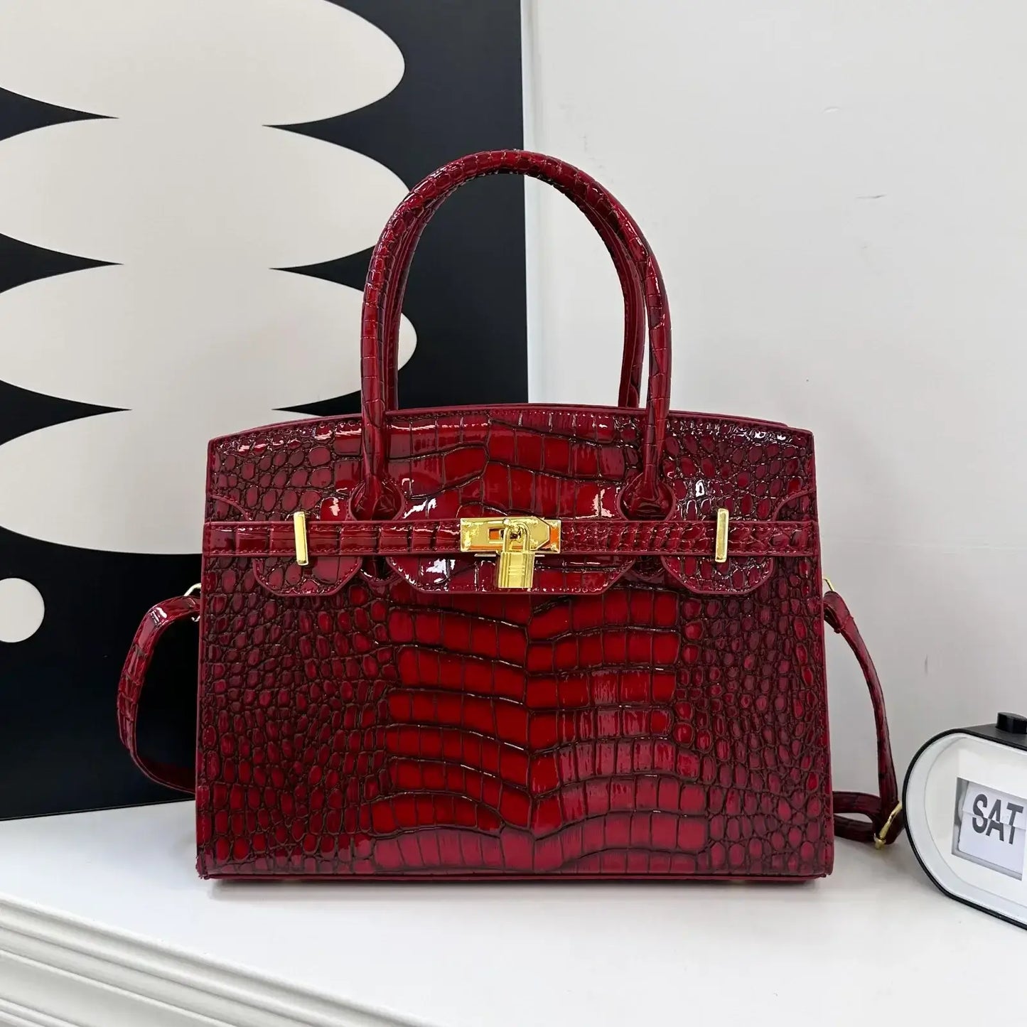 Luxury Monogram Tote: MICOCAH Premium Handbag