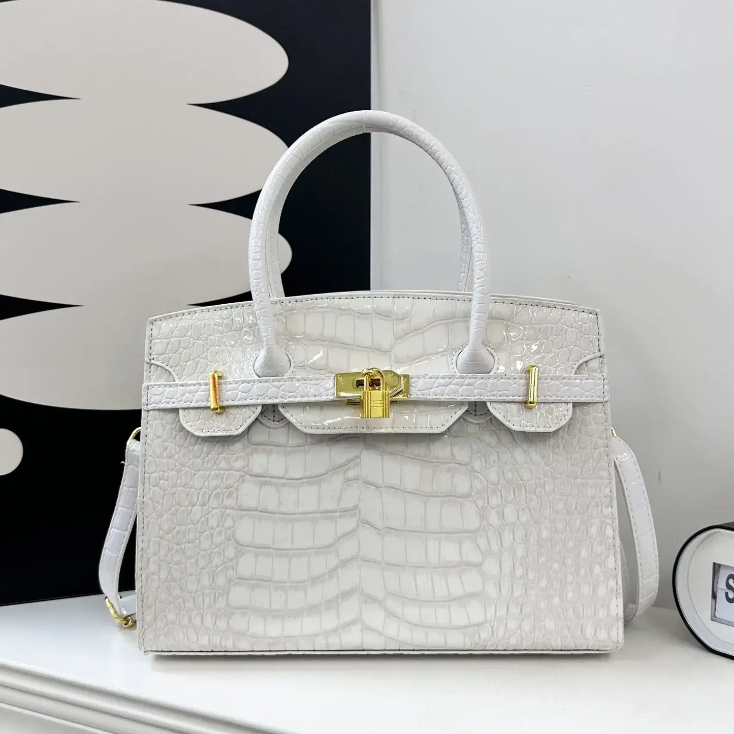 Luxury Monogram Tote: MICOCAH Premium Handbag