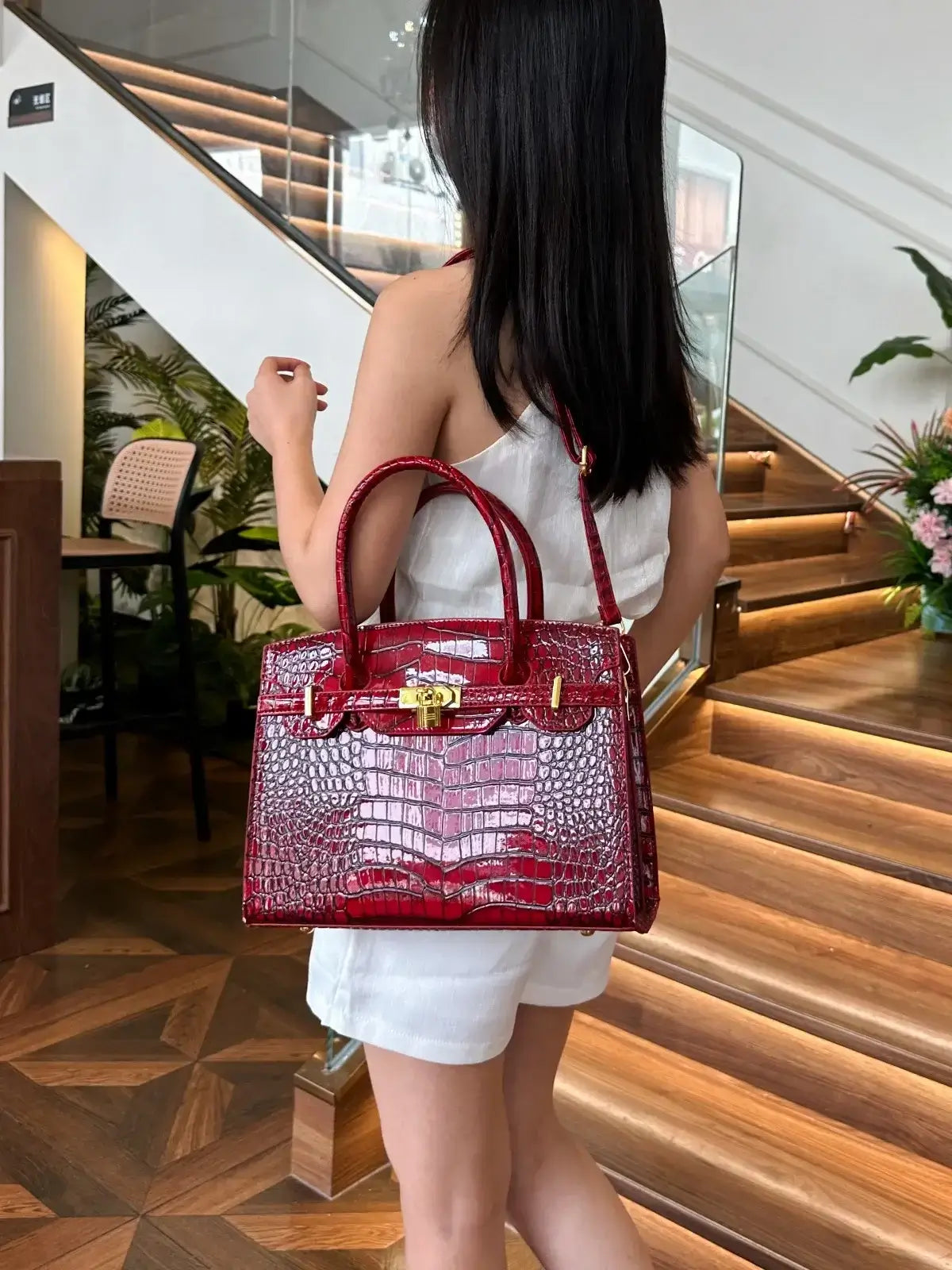 Luxury Monogram Tote: MICOCAH Premium Handbag