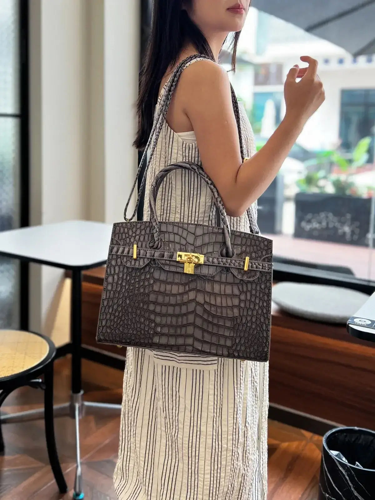 Luxury Monogram Tote: MICOCAH Premium Handbag